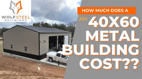 how much are metal houses|40x60 metal building cost 2024.